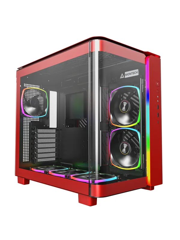 Montech King 95 Pro - Red - Kabinett - Miditower - Rød