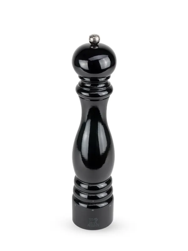 Peugeot Paris pepper grinder U'Select Wood black lacquered 30cm