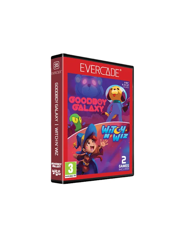 Goodboy Galaxy/Witch n' Wiz - Evercade - Retro