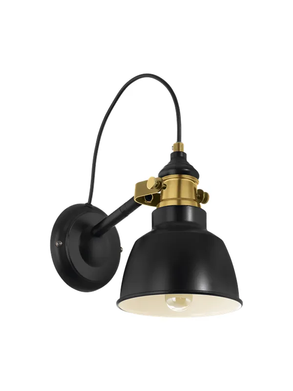 EGLO THORNFORD wall lamp black/bronze