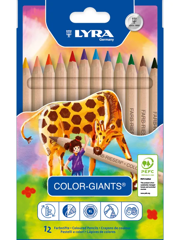 Lyra Color Giant Nature 12 pcs BL