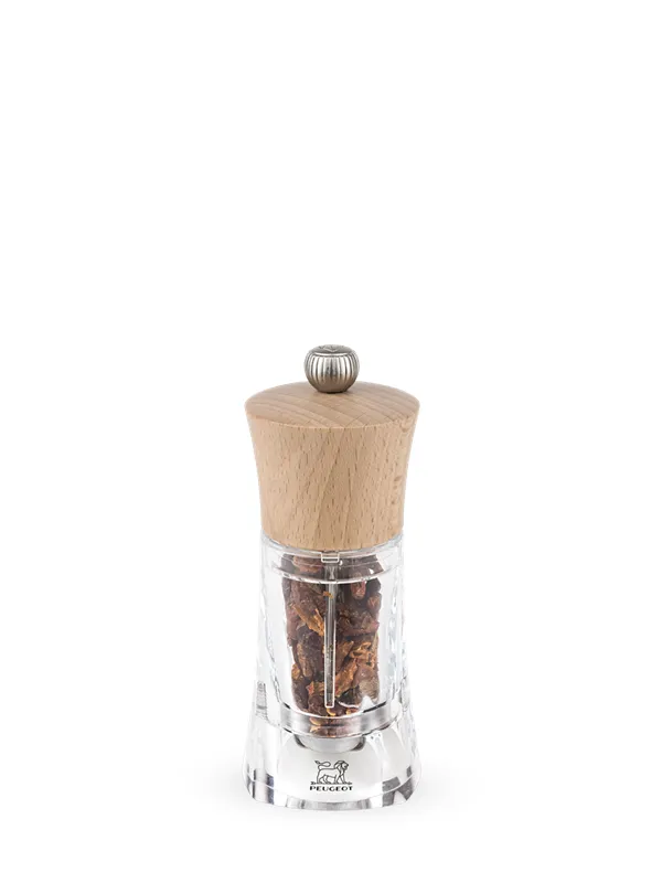 Peugeot Oleron Chili pepper Grinder Acrylic/Wood Nature 14 cm
