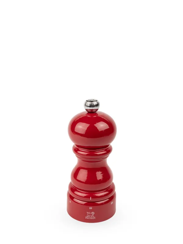 Peugeot Paris pepper grinder u'select wood red passion 12cm