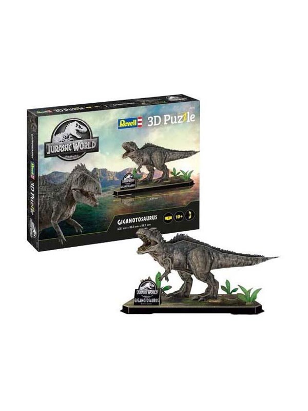 Revell 3D Puzzle Construction Kit Jurassic World - Giganotosaurus - 60dlg. 3D Puslespill