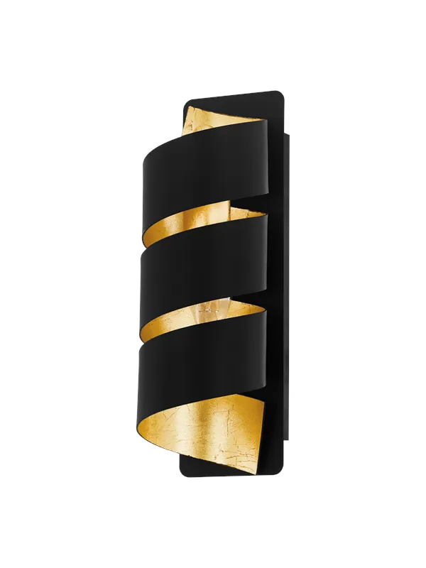 EGLO ELIZONDO wall lamp black/gold