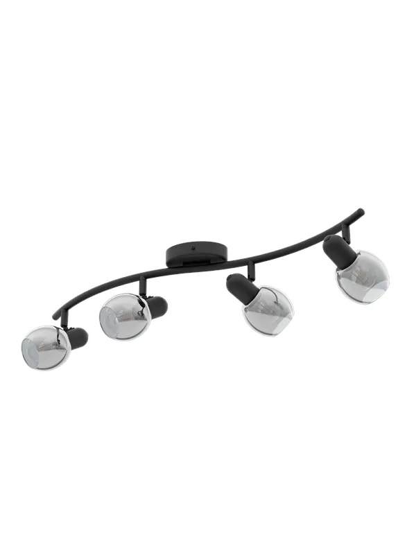 EGLO POLLICA spot rail 4L black