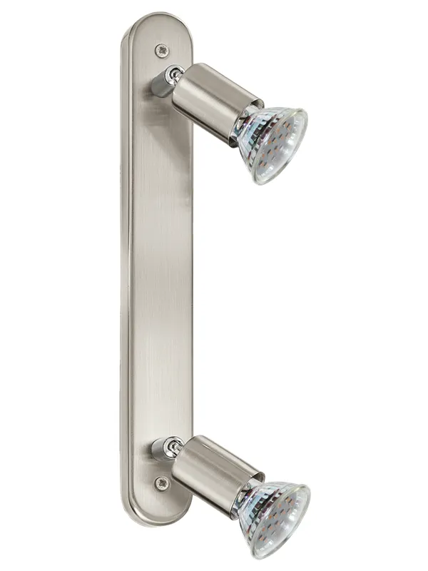 EGLO MINI spot rail 2L brushed steel