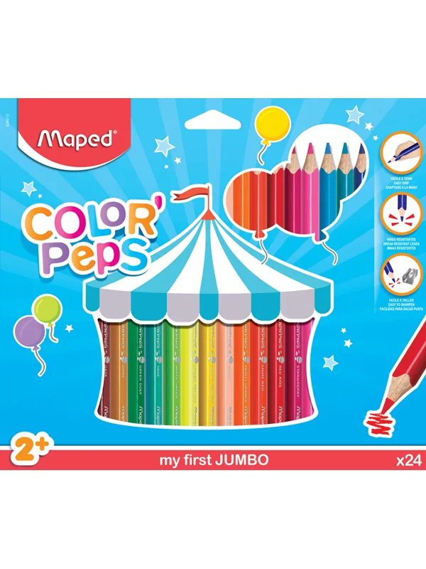 Maped Color'Peps My first Jumbo Colour pencils x24