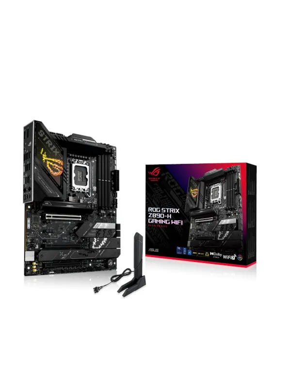 ASUS ROG STRIX Z890-H GAMING WIFI Hovedkort - Intel Z890 - Intel LGA1851 socket - DDR5 RAM - ATX