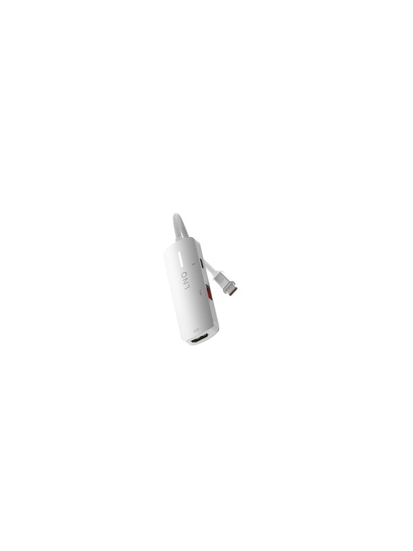 LINQ 3in1 140W USB-C Multiport Hub | Space Grey-White