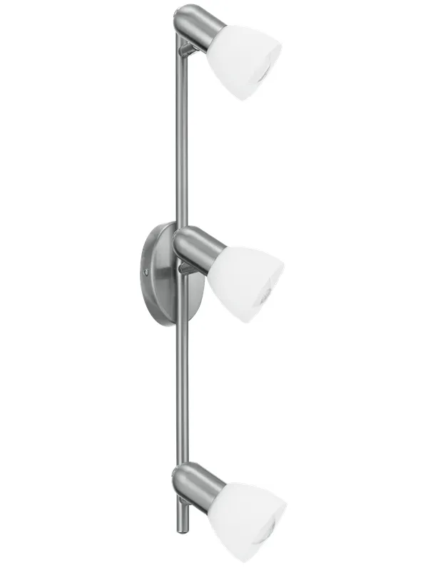 EGLO PALMA 3-spot brushed steel