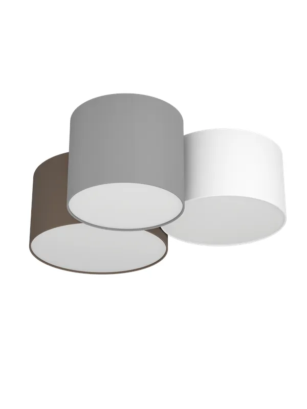 EGLO PASTORE ceiling lamp anthracite brown/black/white