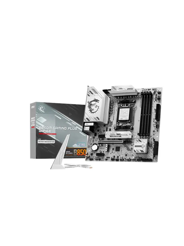 MSI B850M GAMING PLUS WIFI6E Hovedkort - AMD B850 - AMD AM5 socket - DDR5 RAM - Micro-ATX