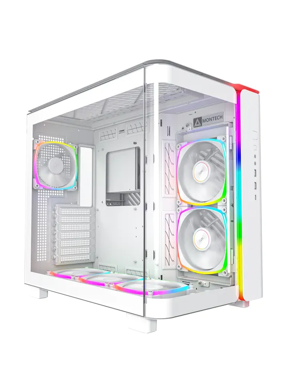 Montech King 95 Pro - White - Kabinett - Miditower - Hvit