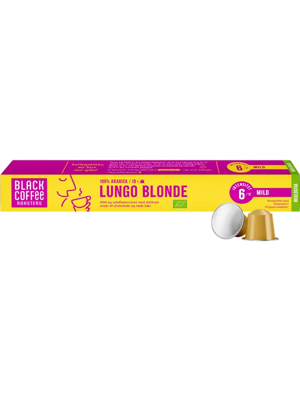 Black Coffe Roasters Lungo Blonde Organic - 10 Capsules