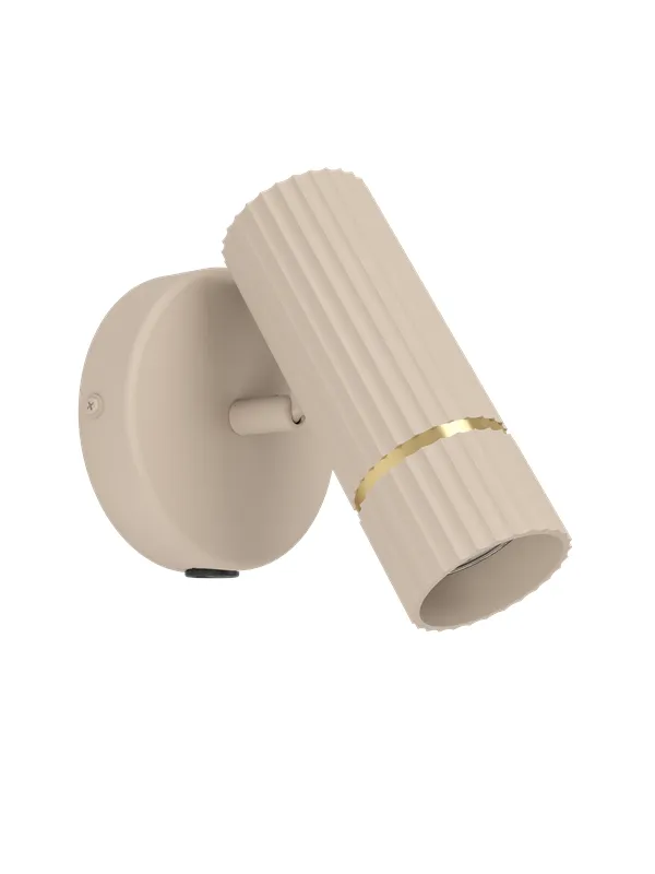 EGLO CAMINIA wall light  sandy/brushed brass