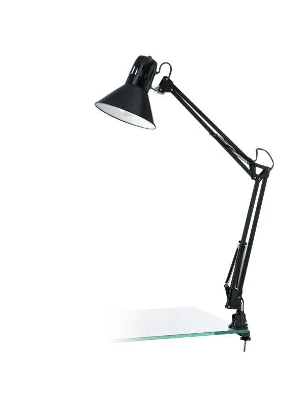 EGLO FIRMO desk lamp with clamp black