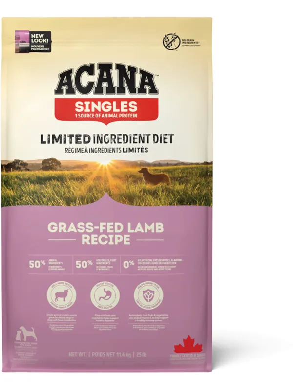 Acana Grass-fed Lamb Dry Dog Food 11.4kg