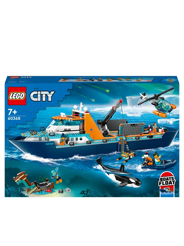 LEGO City 60368 Polarutforskere med skip