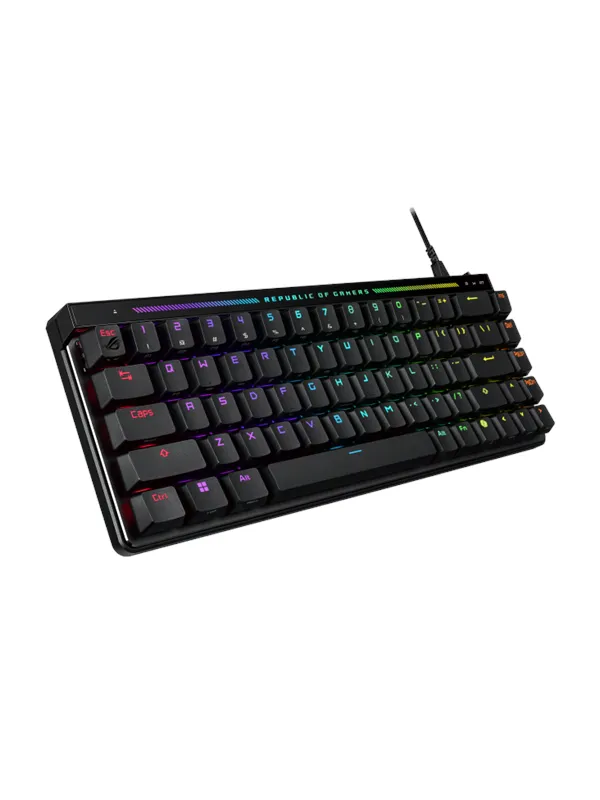 ASUS ROG Falchion ACE HFX - Magnetic switch - Gamingtastatur - Uten numpad - Nordisk - Svart