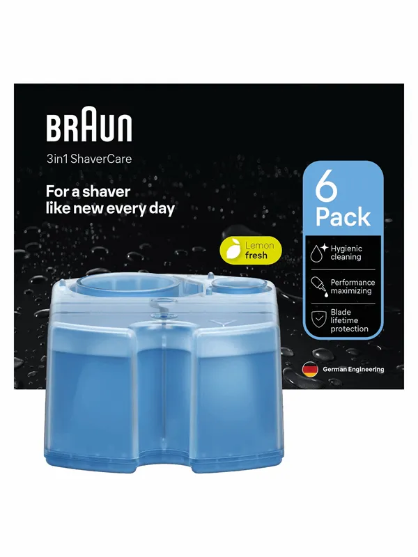 Braun Accessories CCR6 3-in-1 ShaverCare - 6 stk.