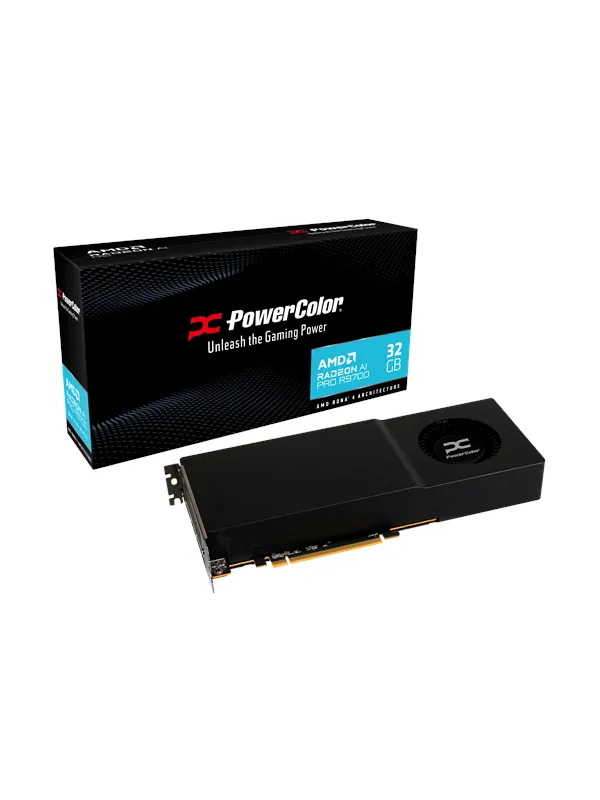 PowerColor Radeon AI Pro R9700 - 32GB GDDR6 RAM - Grafikkort