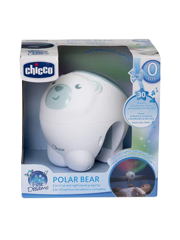 Chicco Polar Bear projector light blue