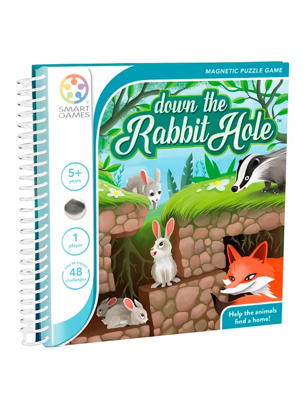 Smart Games Magnetic Travel - Down the Rabbit Hole (Nordic)