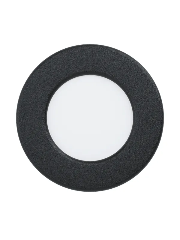 EGLO FUEVA 5 recessed spot Ø86 mm 3000K black
