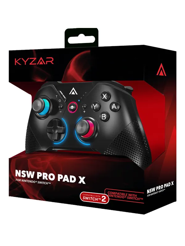 Kyzar Switch Pro - Black - Wireless Controller - Nintendo Switch 2