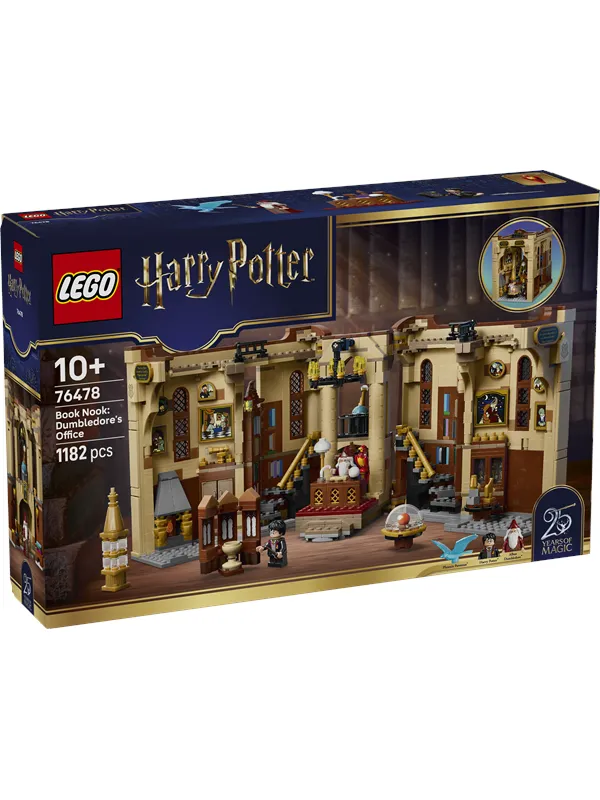LEGO Harry Potter 76478 Bokstøtter: Humlesnurrs kontor