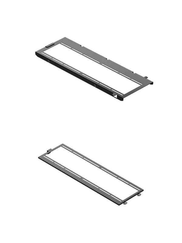 Havn HS 420 Fan Brackets for 360mm Radiator - Black