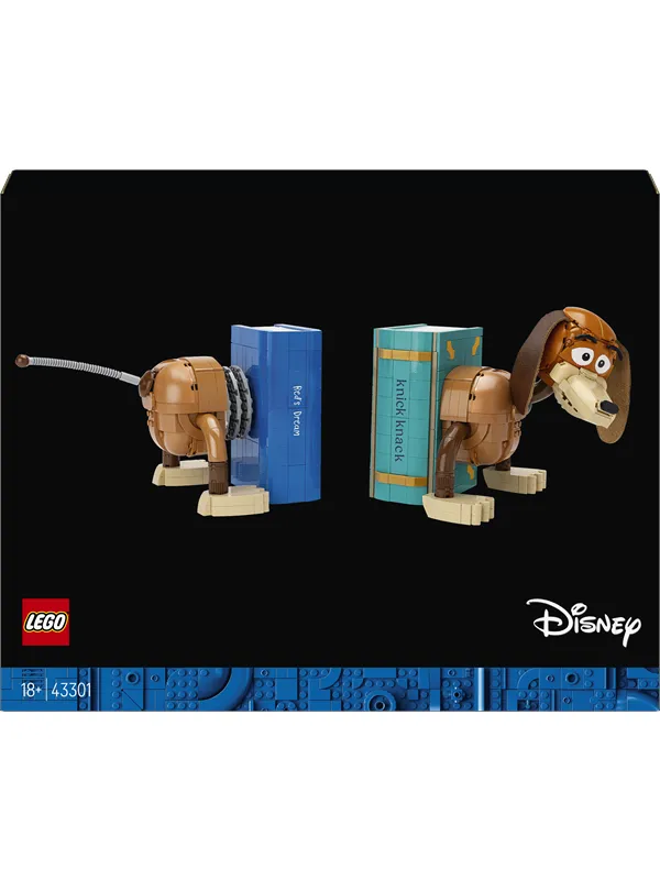 LEGO Disney 43301 Bokstøtter av Slinky Dog fra Toy Story