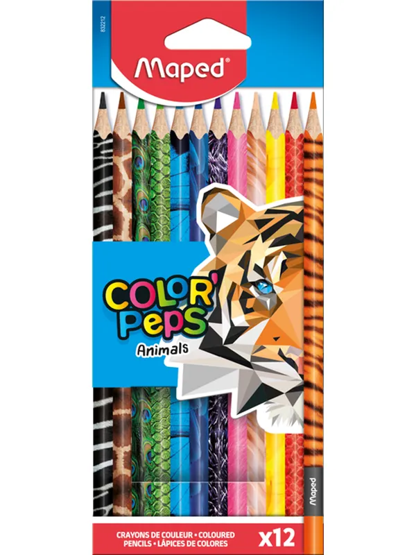 Maped Color'Peps Animals Colour pencils x12