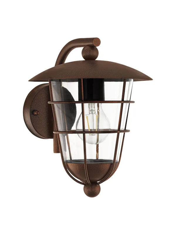 EGLO PULFERO 1 outdoor wall lamp brown