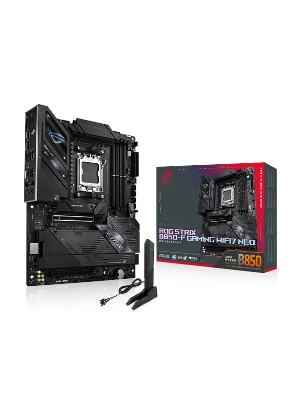 ASUS ROG STRIX B850-F GAMING WIFI7 NEO Hovedkort - AMD B850 - AMD AM5 socket - DDR5 RAM - ATX