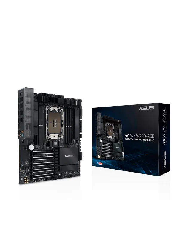 ASUS PRO WS W790-ACE Hovedkort - Intel W790 - Intel LGA4677 socket - DDR5 RAM - SSI (Server)