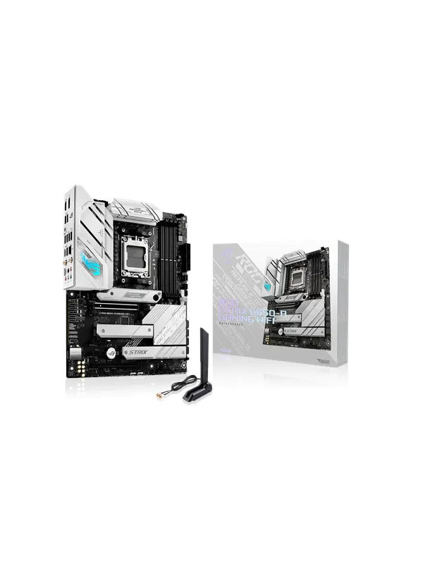 ASUS ROG STRIX B650-A GAMING WIFI Hovedkort - AMD B650 - AMD AM5 socket - DDR5 RAM - ATX