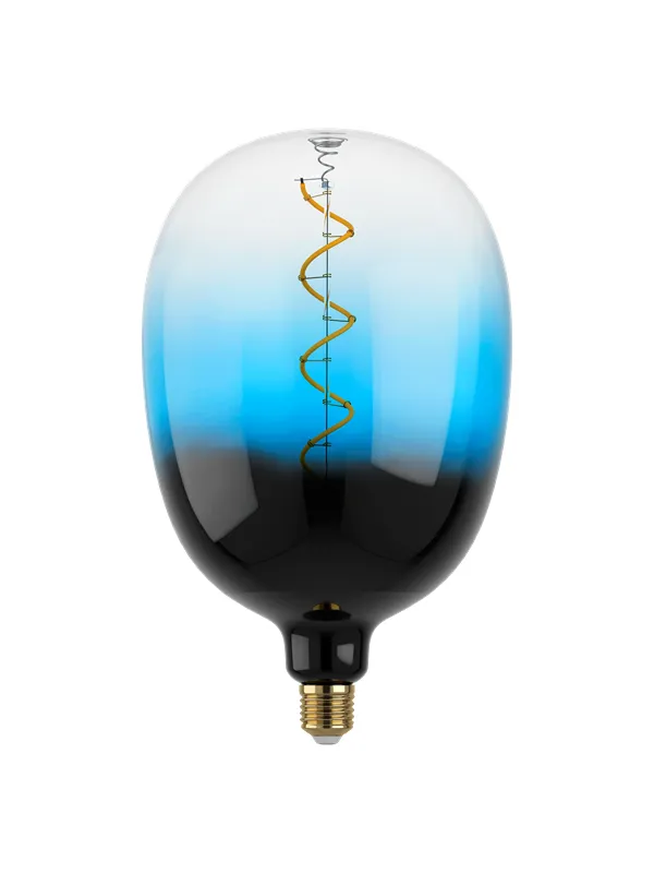 EGLO LED-lyspære T180 DECO SPIRAL 4W 85LM 2000K DIM. BLÅ E27