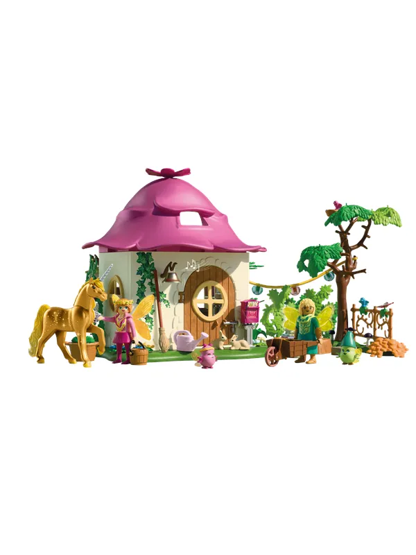 Playmobil Fairies - Koselig fehjem med gyllen enhjørning