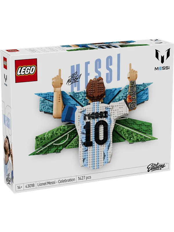 LEGO Editions 43018 Lionel Messi feirer seieren
