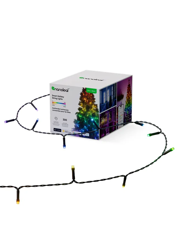 Nanoleaf Essentials Matter String Holiday Lights 25M