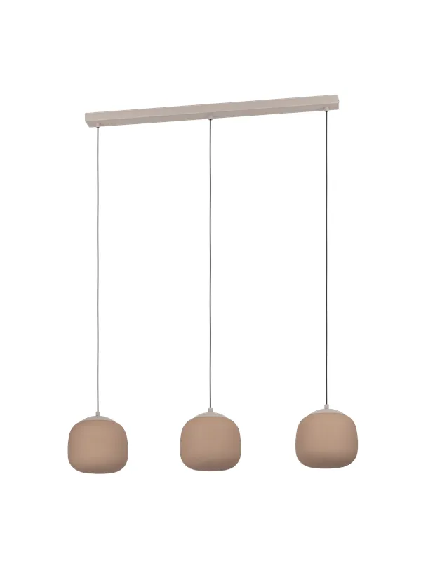 EGLO COMINIO long table pendant taupe/sand