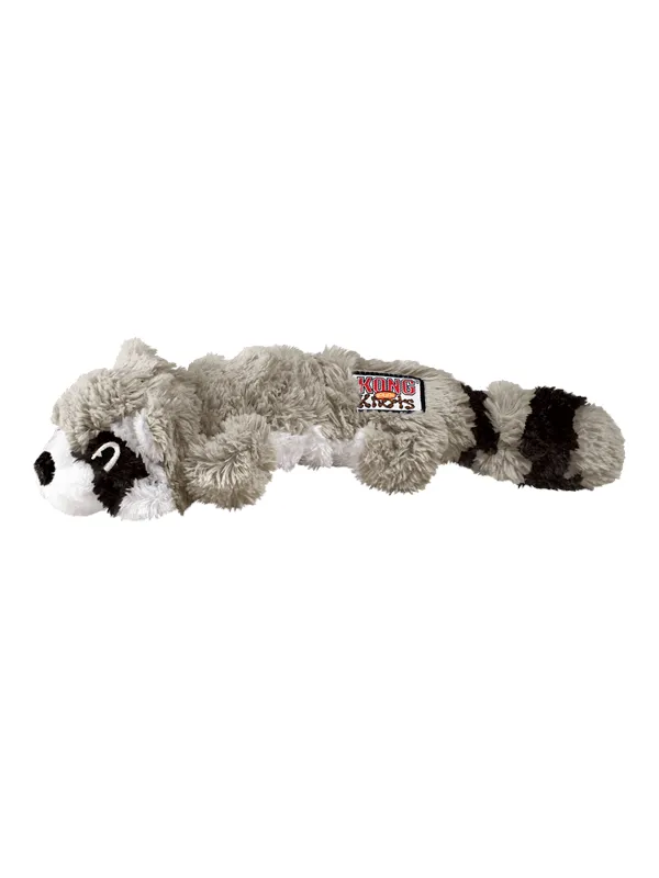 KONG Toy Scrunch Knots Raccoon S/M 9x22cm