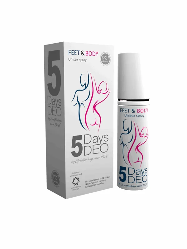 5days deo - Føtter og kropp