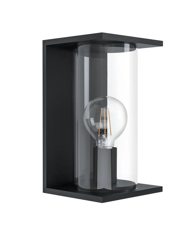 EGLO CASCINETTA outdoor wall lamp black
