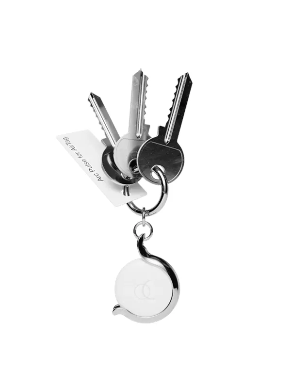 Arc Pulse for AirTag - Aluminum Silver