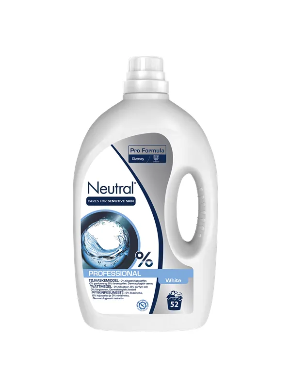 Neutral Professional Liquid White 2.62L - 52 washes