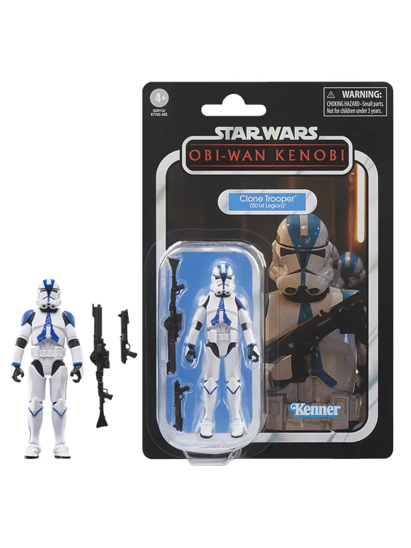 Star Wars Obi-Wan Kenobi The Vintage Collection Clone Trooper (501st Legion) 9.5 cm