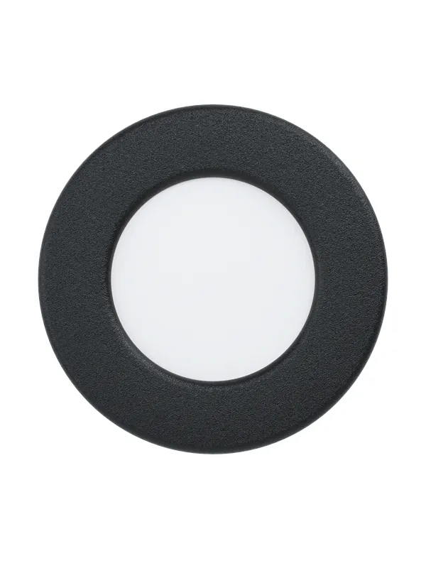 EGLO FUEVA 5 recessed spot Ø86 mm 3000K IP44 black